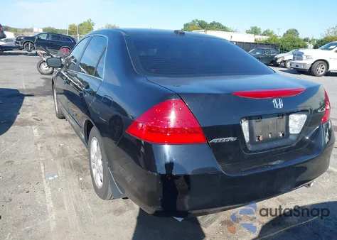 2007 Honda Accord 2.4 Ex из США, поврежденный, VIN 1HGCM56727A013986